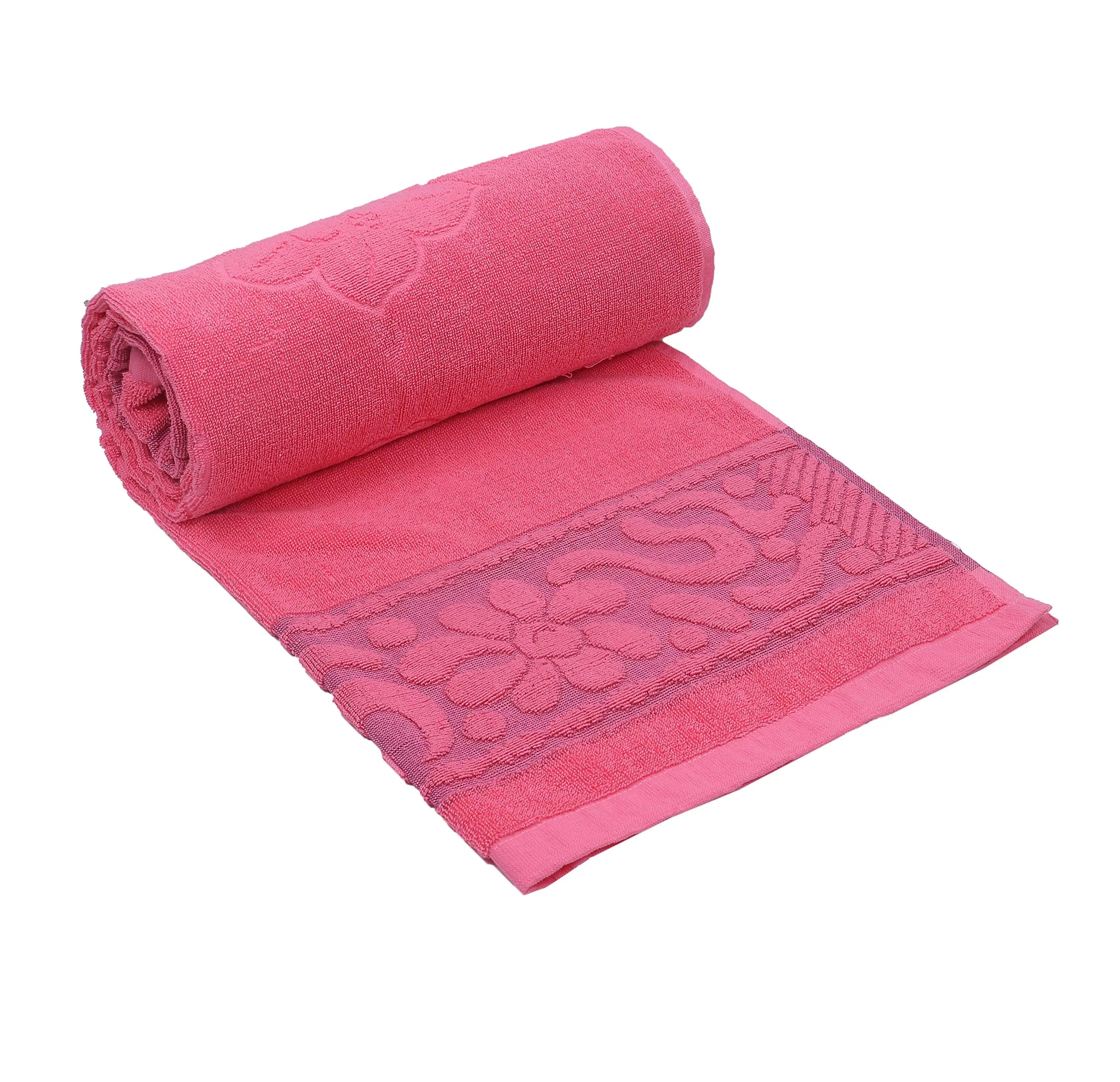 Kuber Industries 100% Cotton 4 Pieces Full Size Bath Towel 30"x60" (Pink)-CTKTC29904