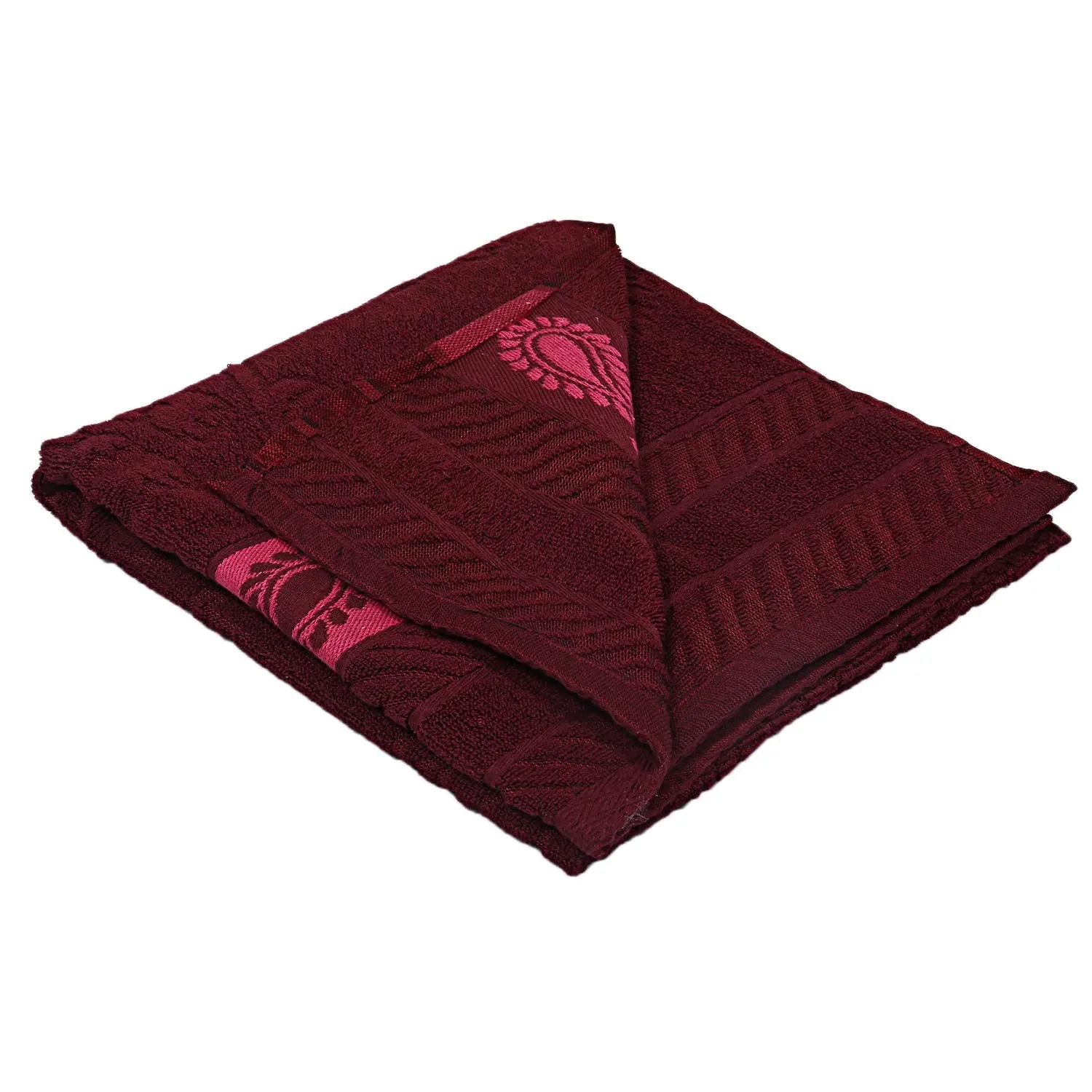 Kuber Industries 100% Cotton Bath Towel 27" x54” (Maroon) -CTKTC28899