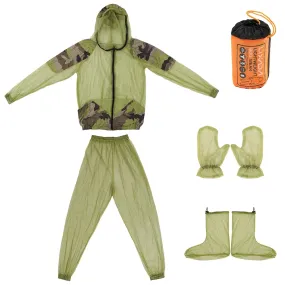 Lixada Outdoor Fishing Hunting Camping Jacket Mosquito Repellent Suit Bug Mesh Hooded Suits Protective Mesh Shirt Gloves Pants