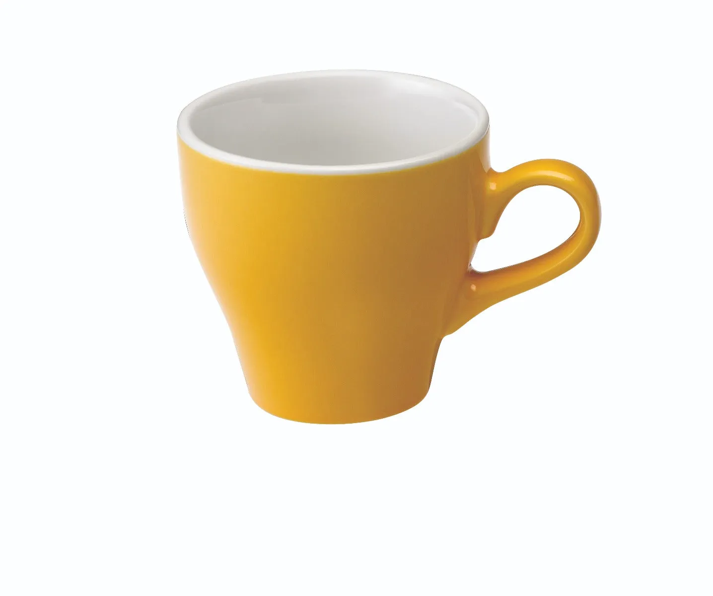 Loveramics Tulip Style Latte Cup & Saucer - Yellow (9.5oz/280ml)