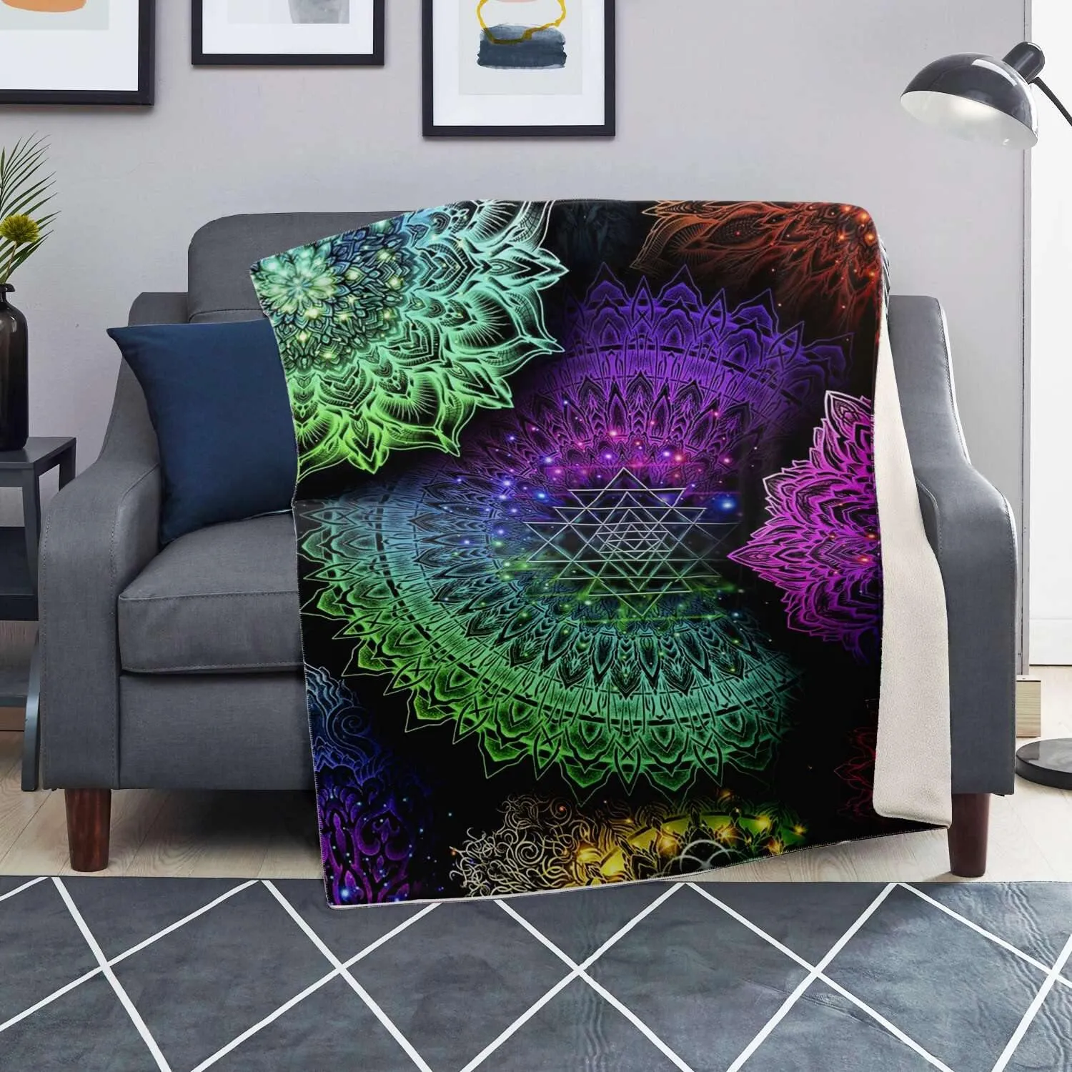 Mandala boom Blanket