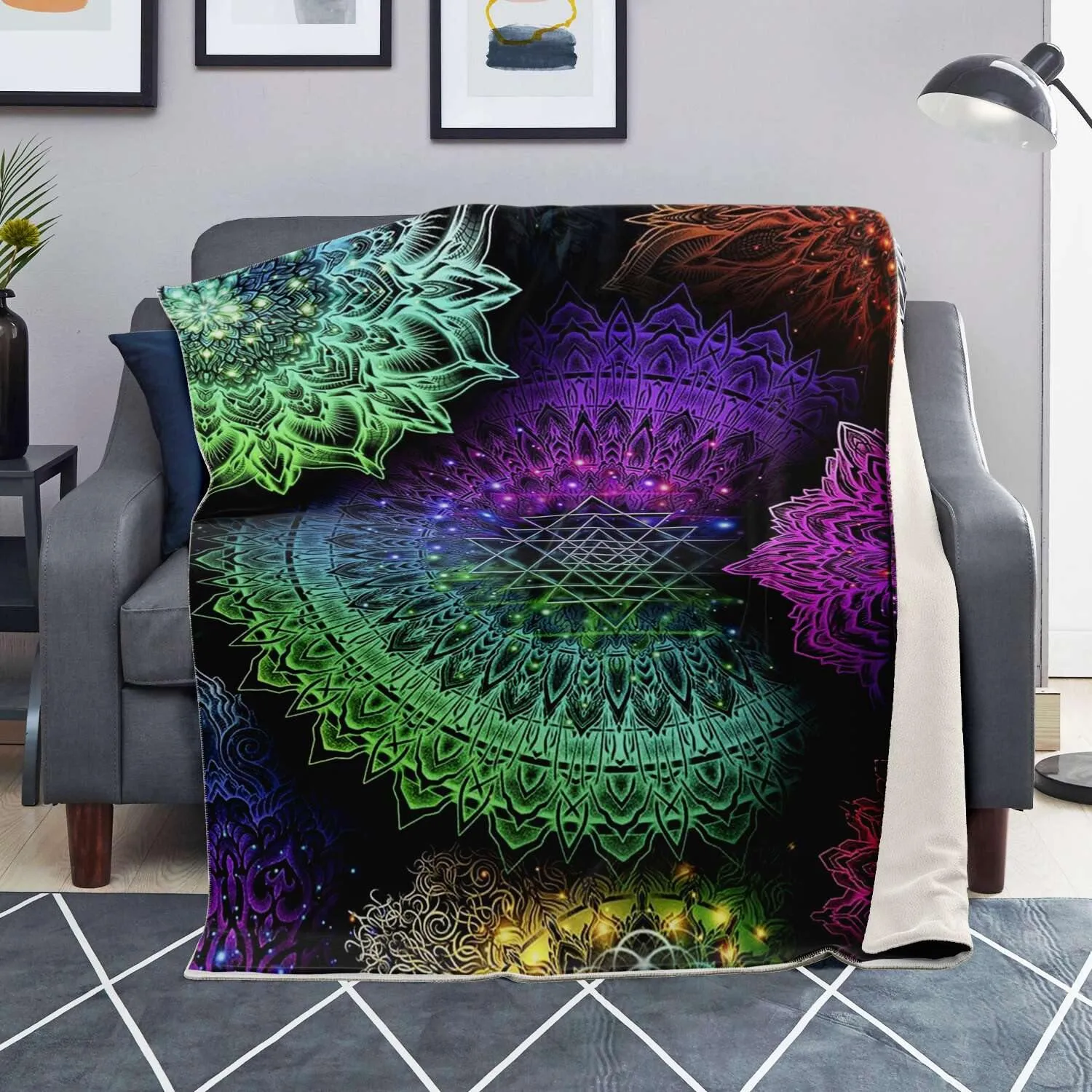 Mandala boom Blanket