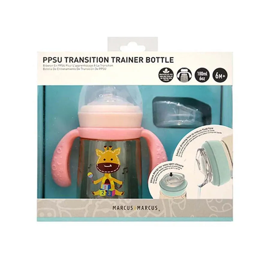 Marcus & Marcus PPSU Transition Trainer Bottle (180ml) - Lola