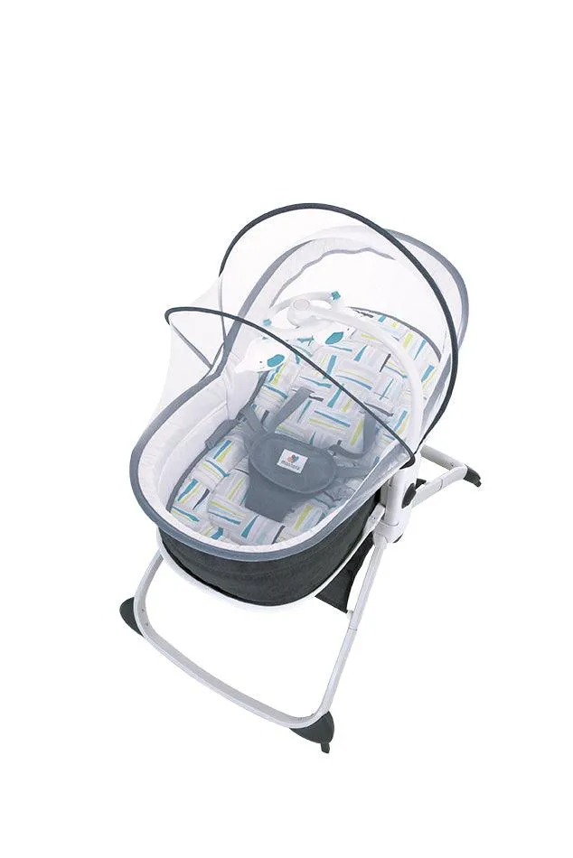 Mastela 6 in 1 Multi-Function Bassinet Teal - For Ages 0-3 Years