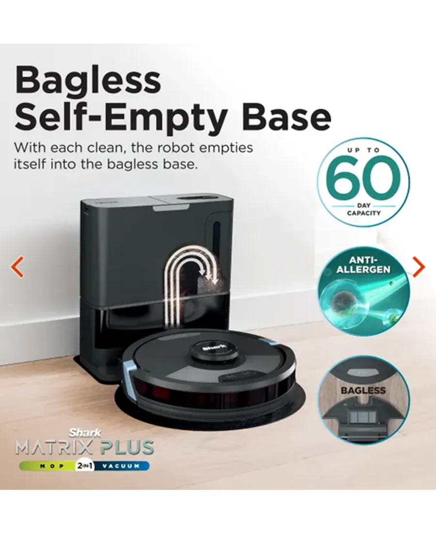 Matrix Plus 2-in-1 Self-Empty Robot Vacuum & Mop