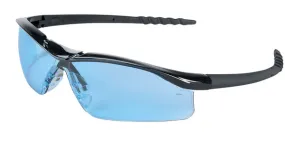 MCR Safety DL1 Black Frame, Light Blue Lens