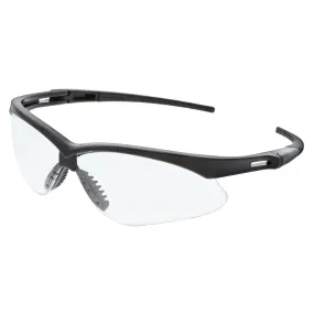 MCR Safety Memphis MP1 Safety Glasses - Black Frame - Clear UV-AF Anti-Fog Lens - MP110AF