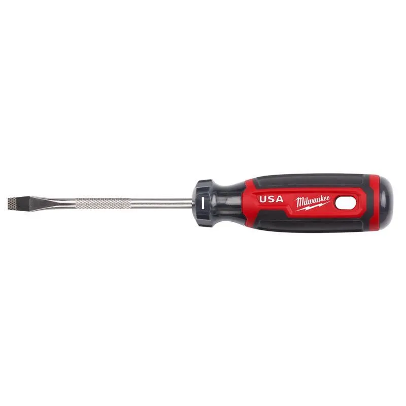 Milwaukee 1/4 in. Slotted Made in USA Screwdriver 1 pk