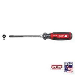 Milwaukee #3 Phillips 6" Cushion Grip Screwdriver MT203