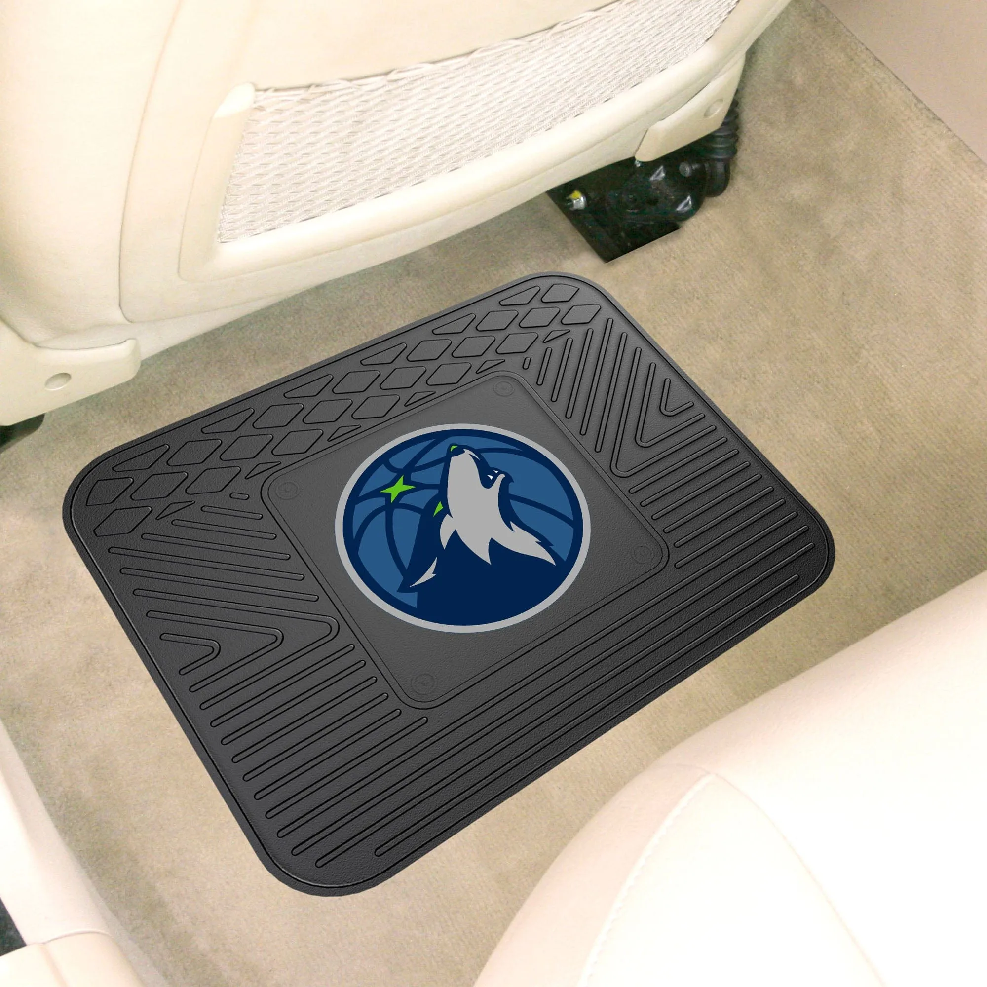 Minnesota Timberwolves Back Seat Car Utility Mat - 14in. x 17in.