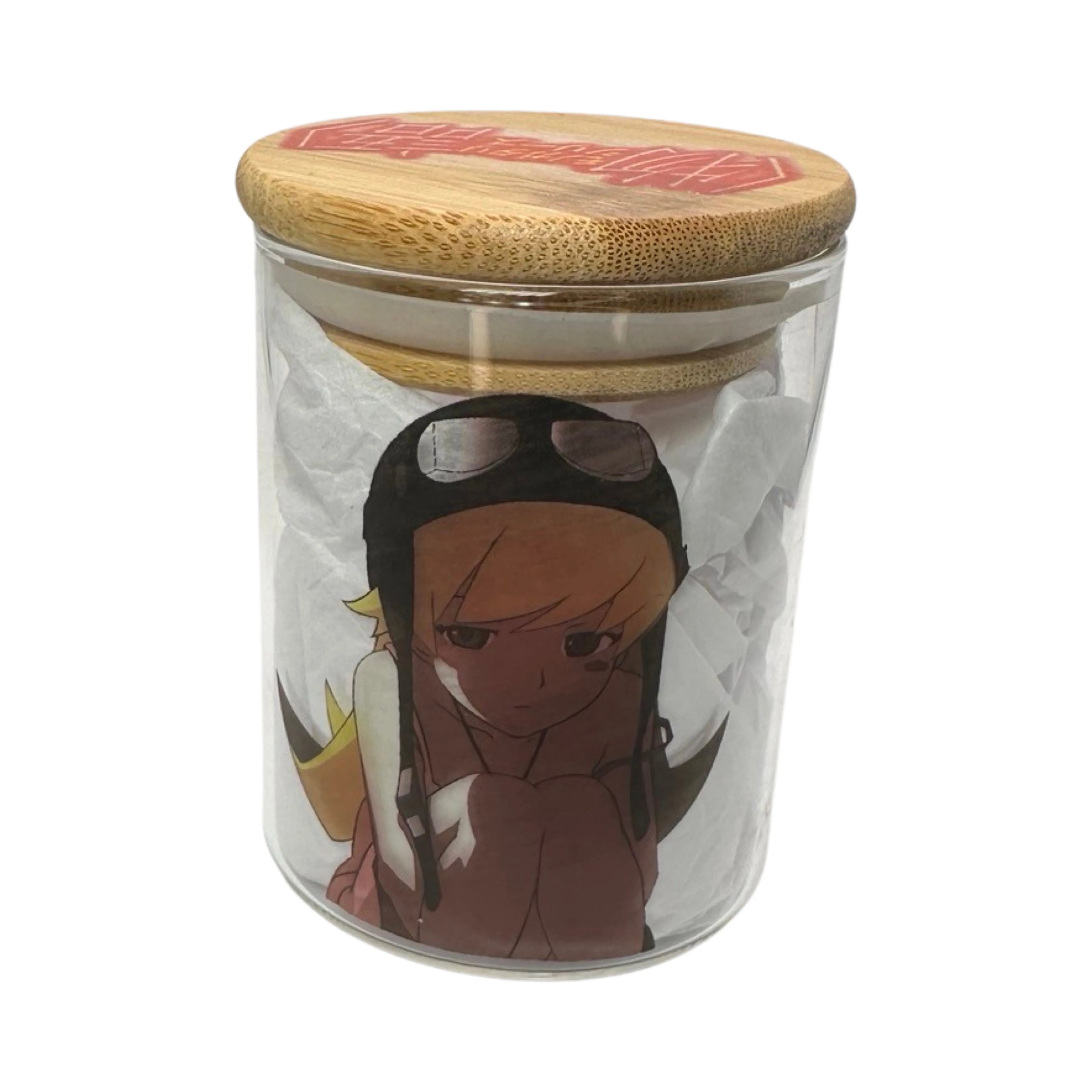 Monogatari Anime Spice Grinder, Stash Jar, Rolling Tray Set