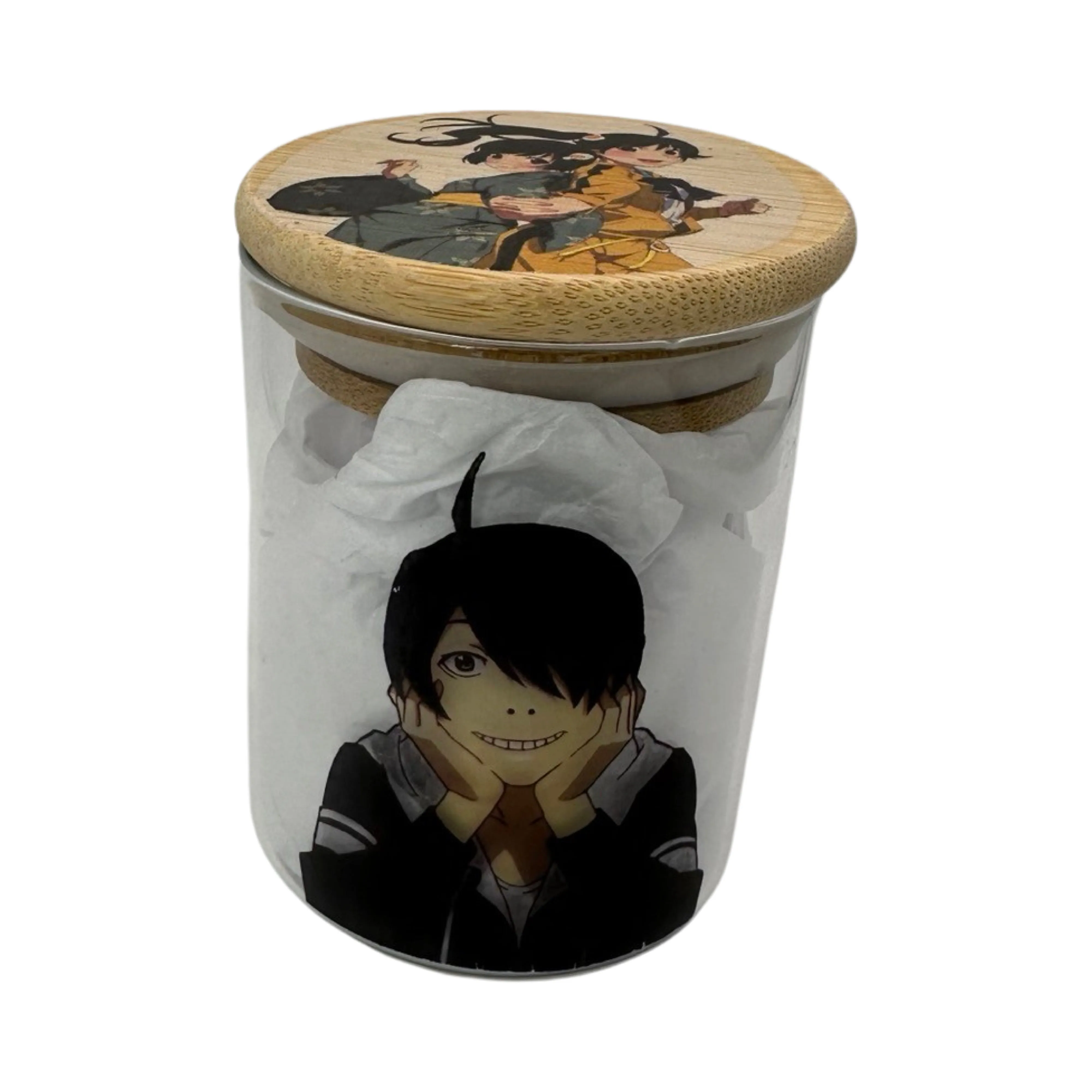 Monogatari Anime Spice Grinder, Stash Jar, Rolling Tray Set