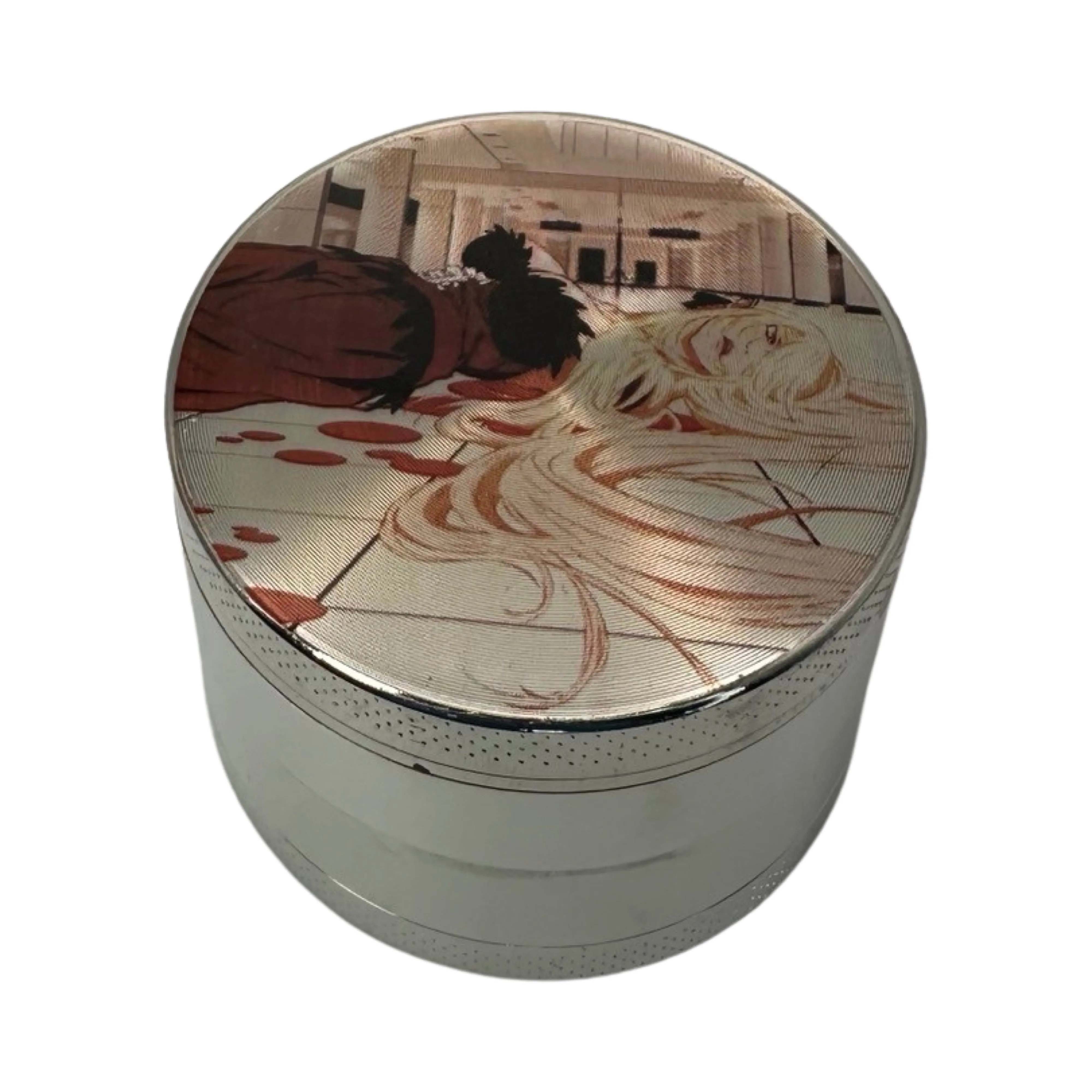 Monogatari Anime Spice Grinder, Stash Jar, Rolling Tray Set