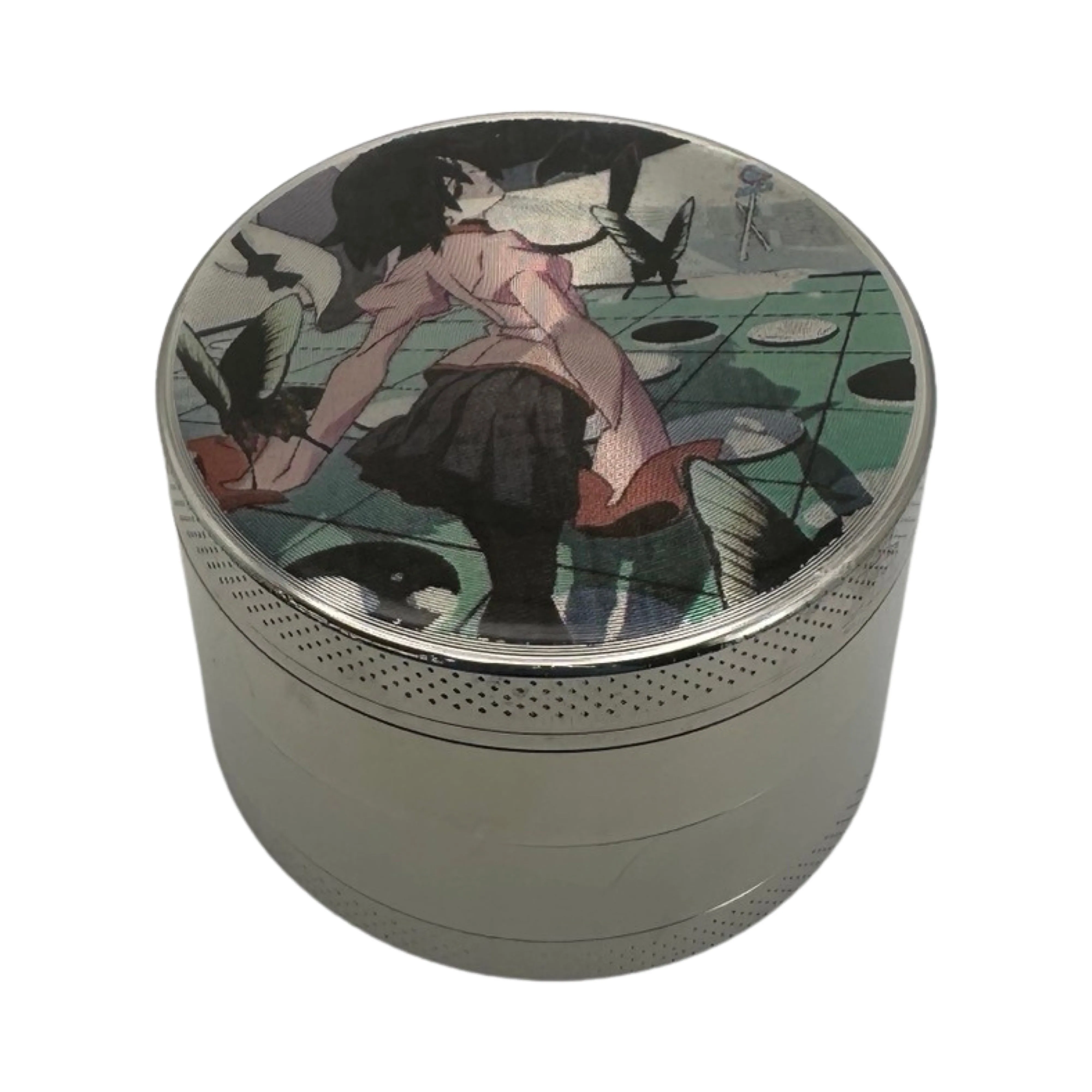 Monogatari Anime Spice Grinder, Stash Jar, Rolling Tray Set