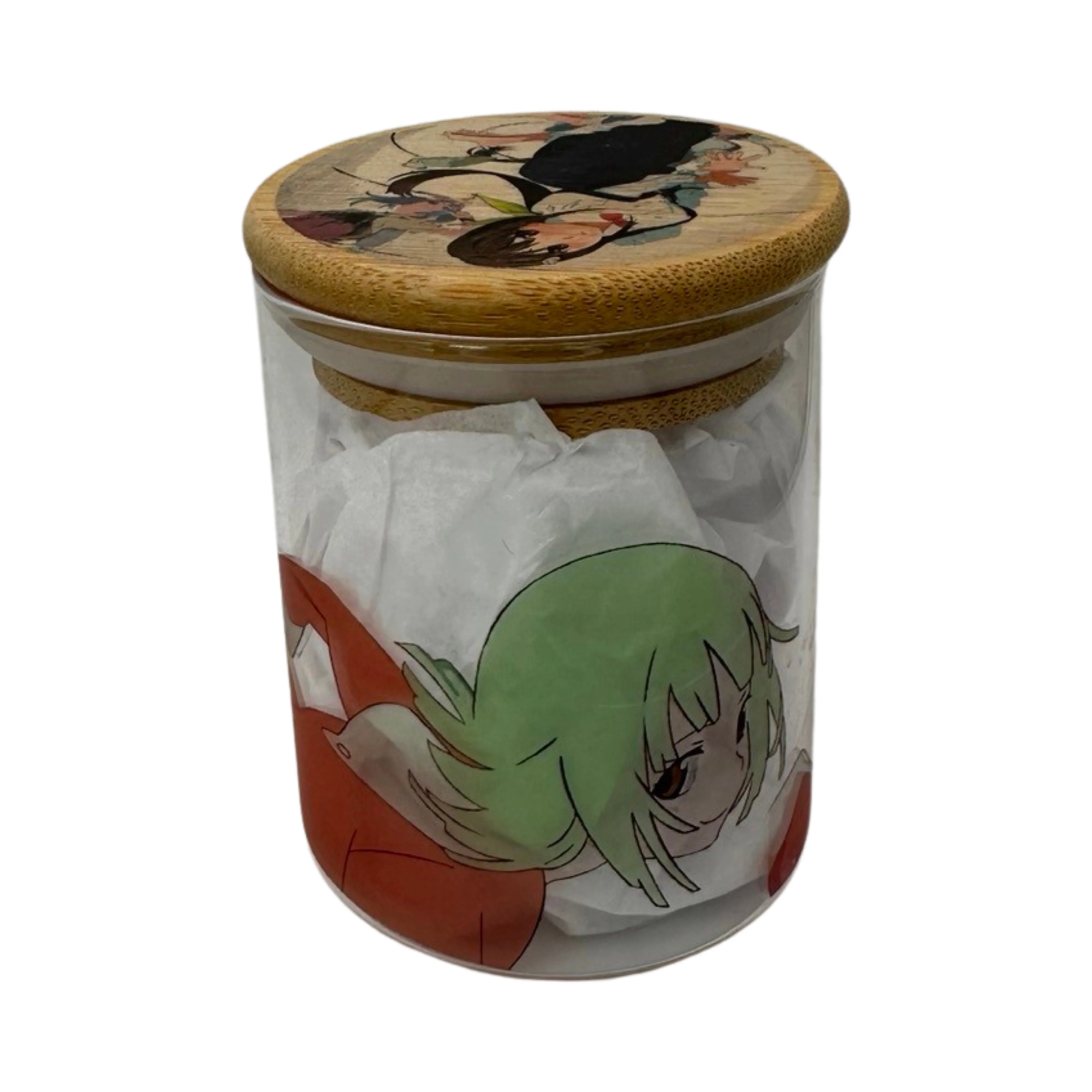 Monogatari Anime Spice Grinder, Stash Jar, Rolling Tray Set