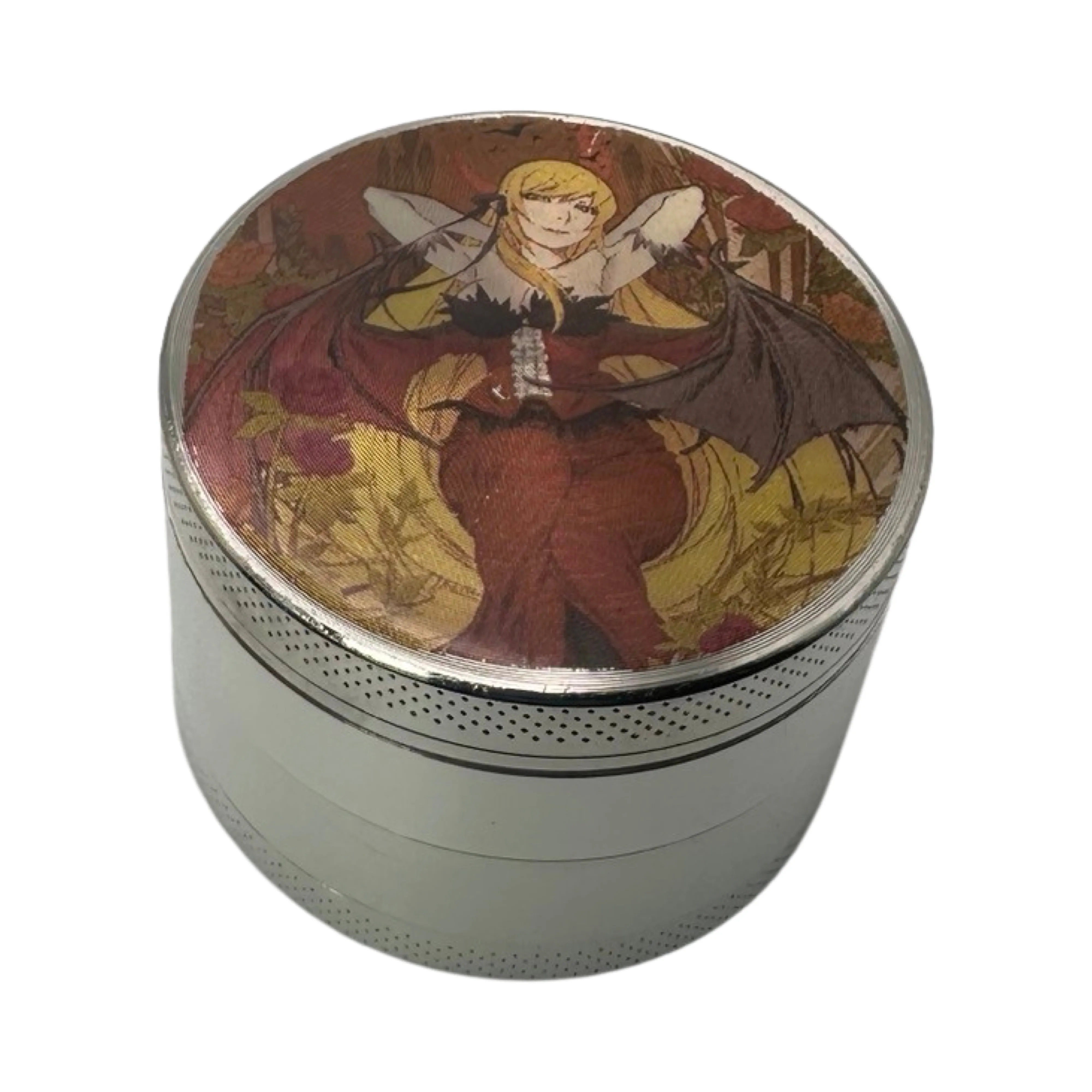 Monogatari Anime Spice Grinder, Stash Jar, Rolling Tray Set