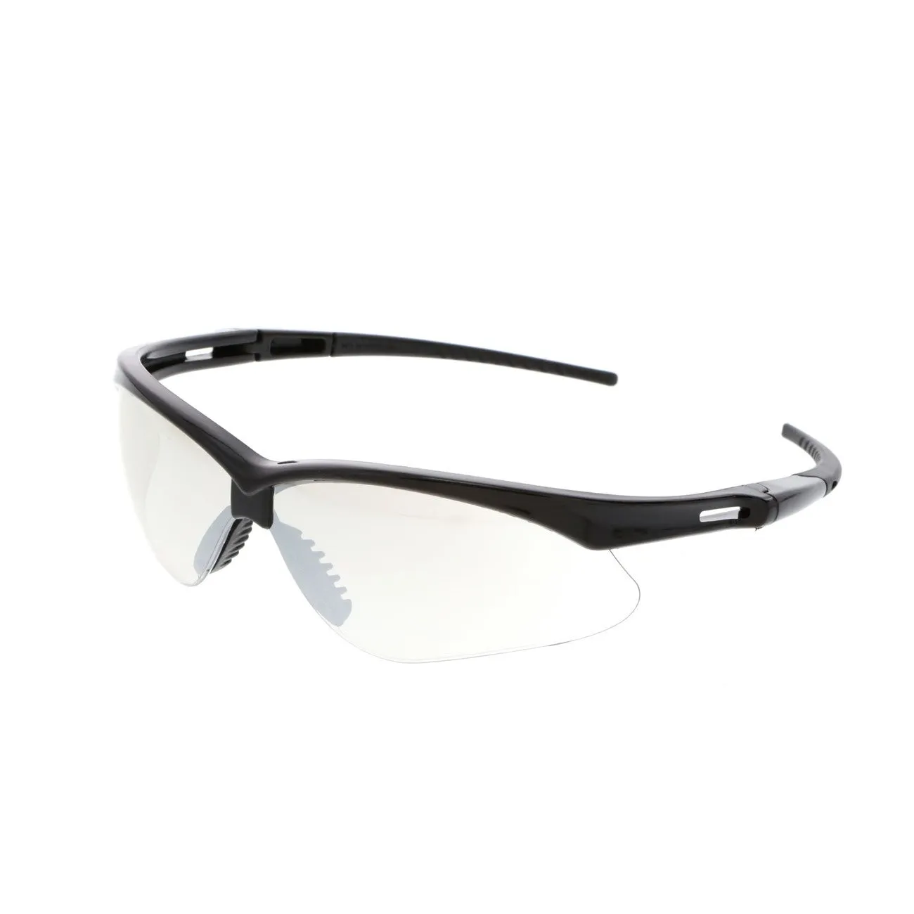 MP119PL MCR I/O Safety Black Wrap Around Safety Glasses with Clear Lenses, 144/Case