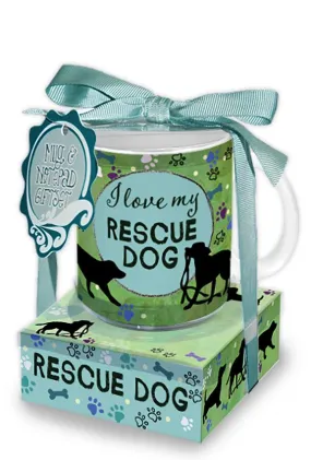 Mug & Note Stack: Rescue Dog