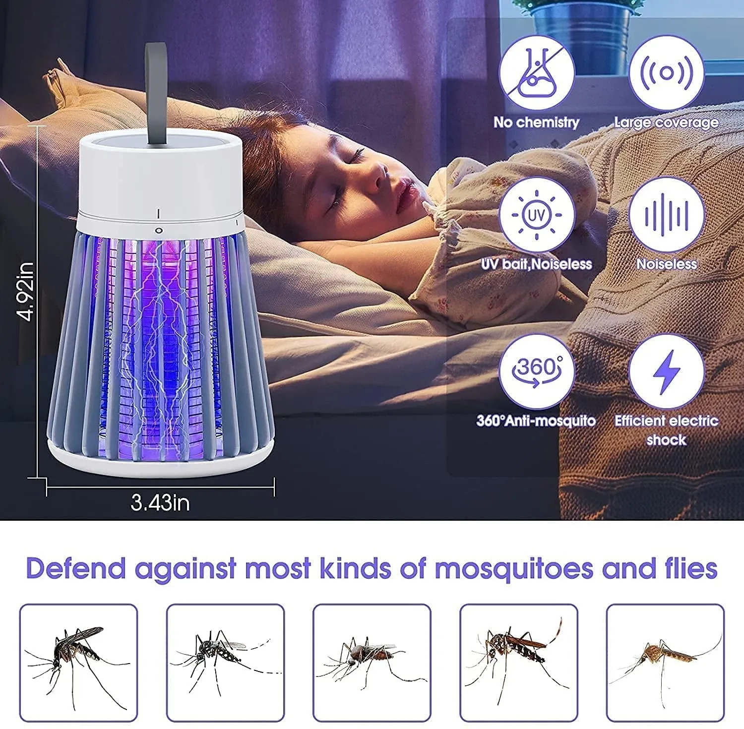 NatureGuard: Eco-Friendly Mosquito Control Lamp (Safe for Families)