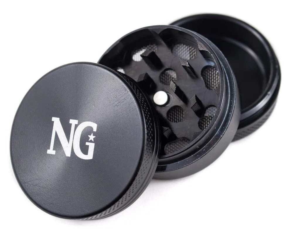 Nice Glass | 3 Piece Grinder - Black