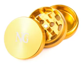 Nice Glass | 3 Piece Grinder - Gold