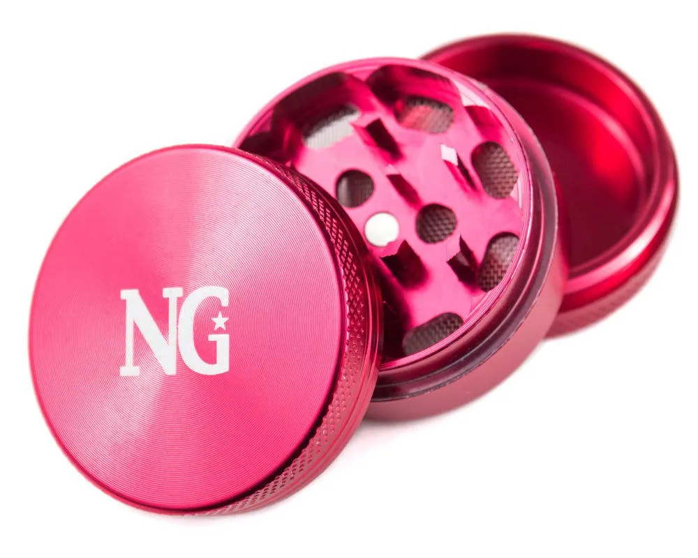 Nice Glass | 3 Piece Grinder - Red