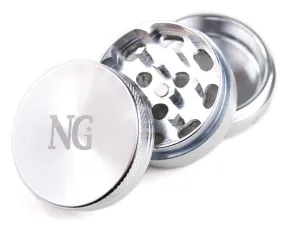 Nice Glass | 3 Piece Grinder - Silver