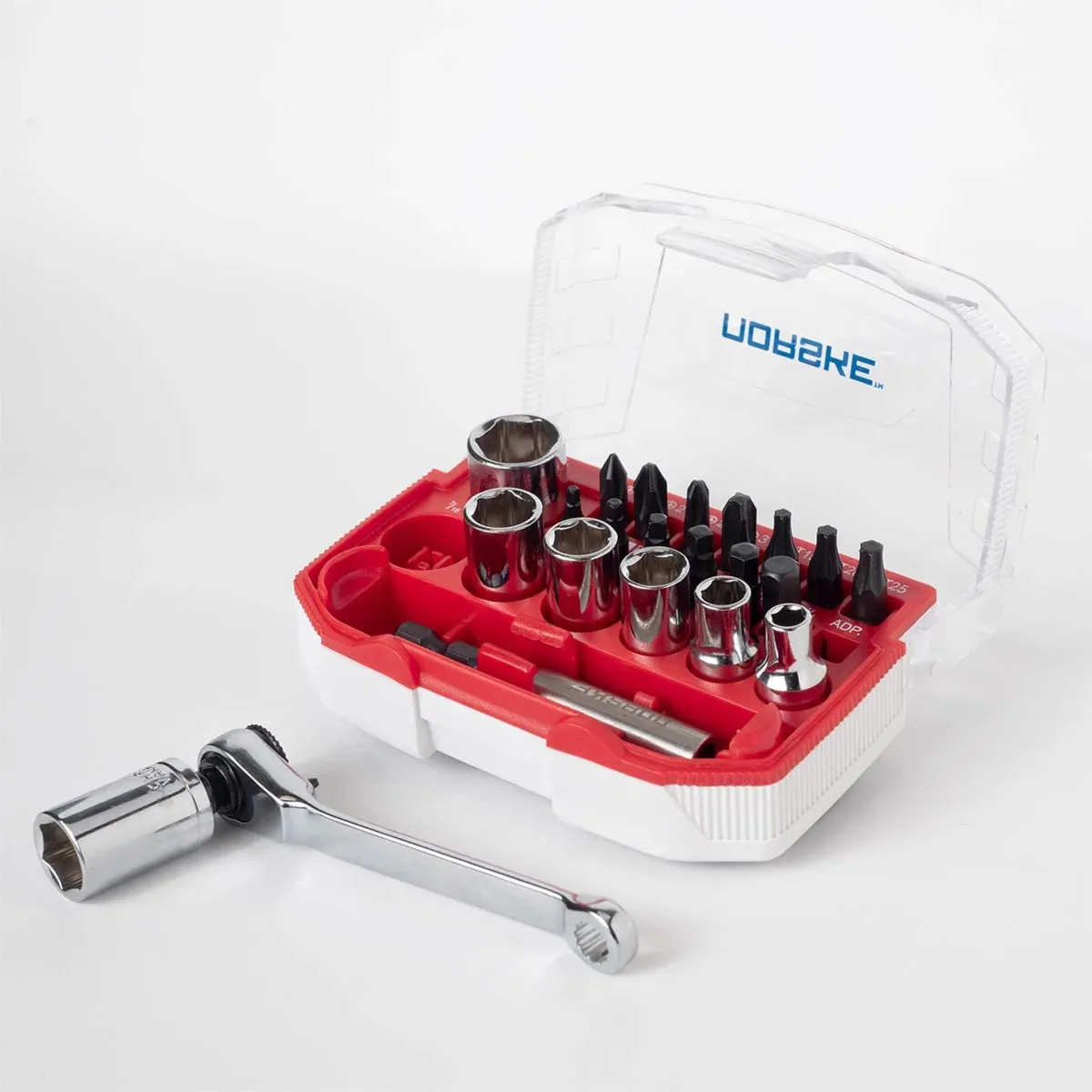 Norske 23pc Bit & Socket Set with Ratchet Wrench