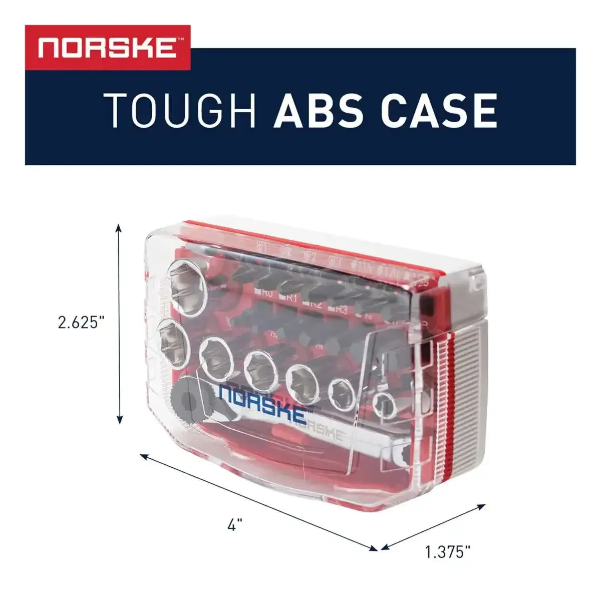 Norske 23pc Bit & Socket Set with Ratchet Wrench