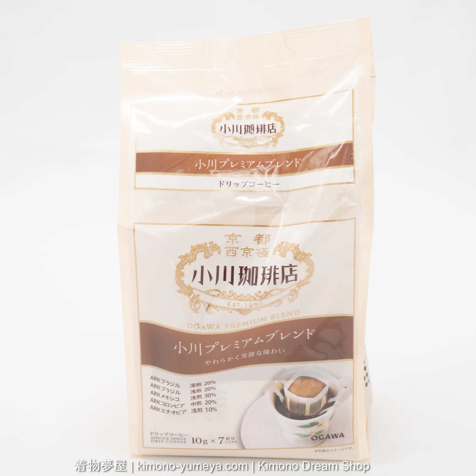 Ogawa Premium Blend Drip Coffee - 7 Pack Single Servings