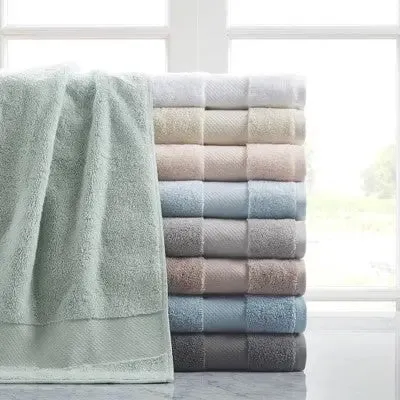 Open Box - Turkish Cotton Bath Towel Set Gray