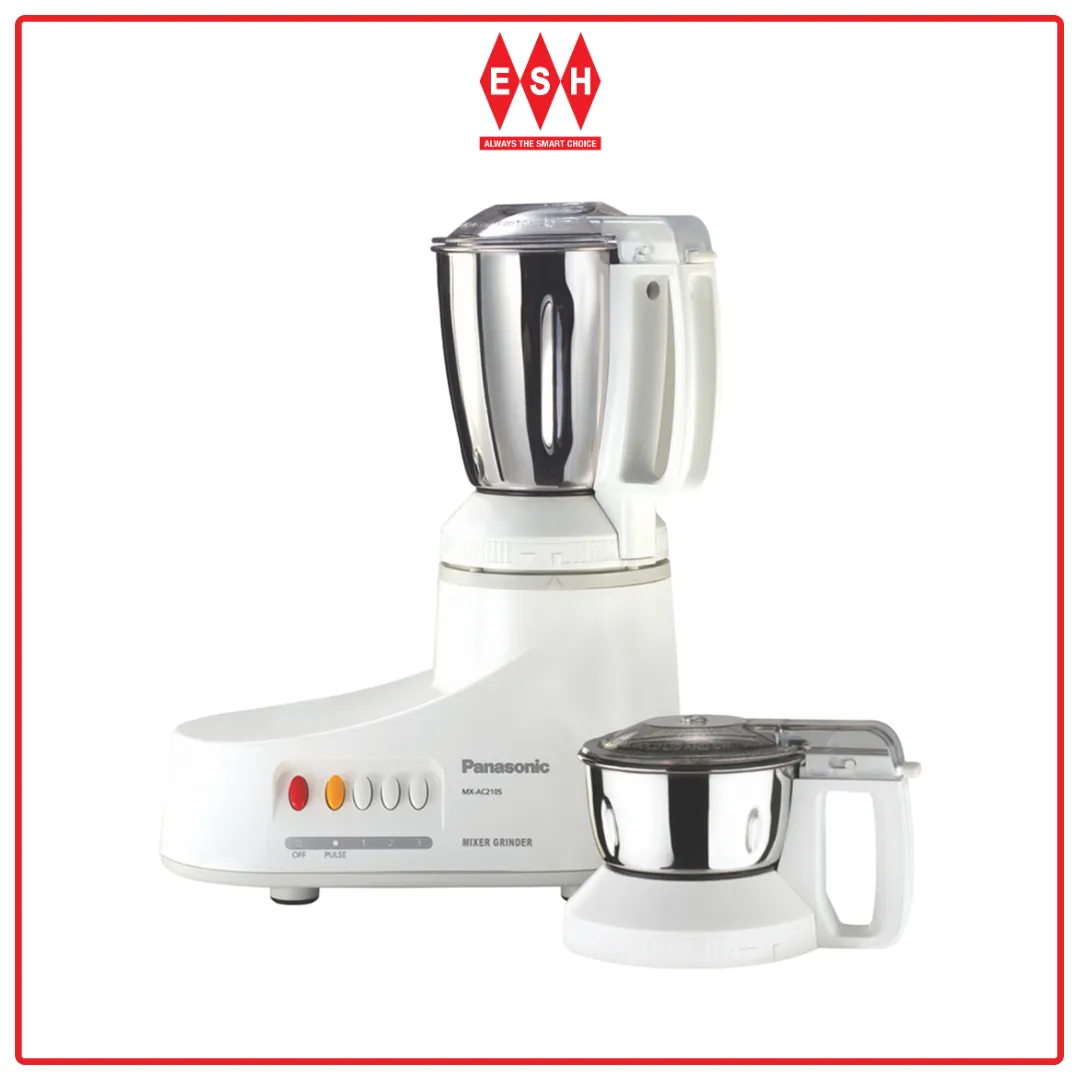 Panasonic MX-AC210SWUA Hardened Stainless Steel Blades Mixer Grinder