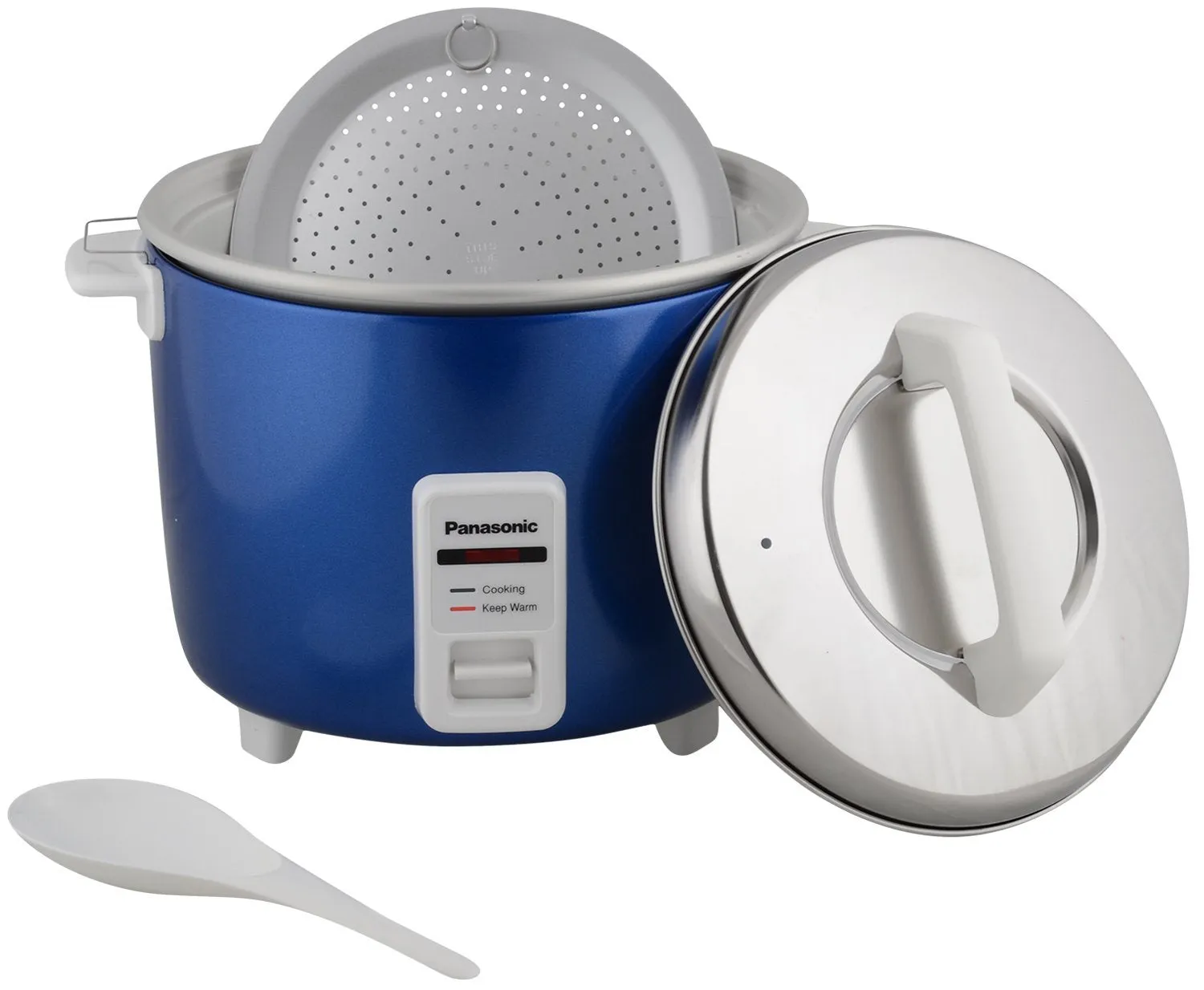 Panasonic SR-WA18H(E) 1.8L Cooker Warmer, Metallic Blue