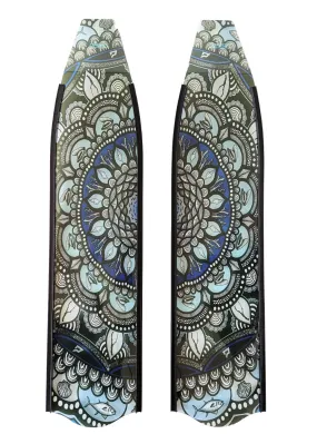 Penetrator Composite Blades - Mandala With Black Rails