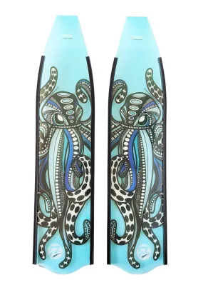 Penetrator Composite Blades - Zentangle Octopus With Black Rails