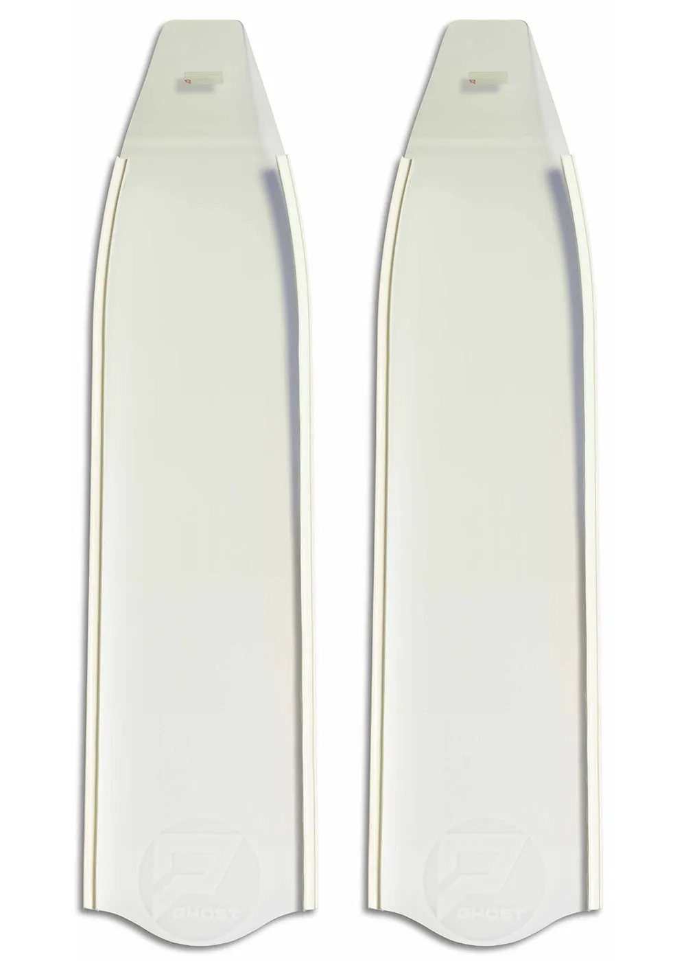 Penetrator Composite Ghost Blades - Clear With White rails