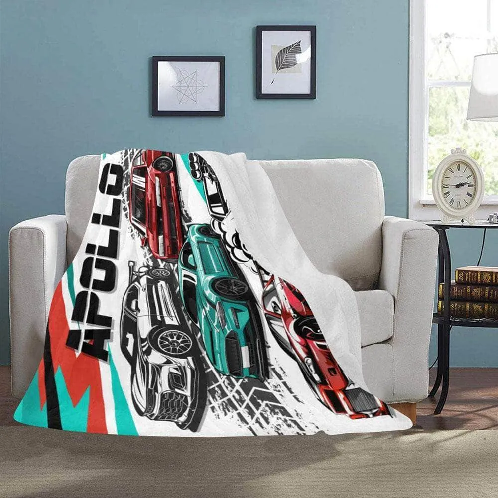 Personalized Cars Blanket - Custom with Name