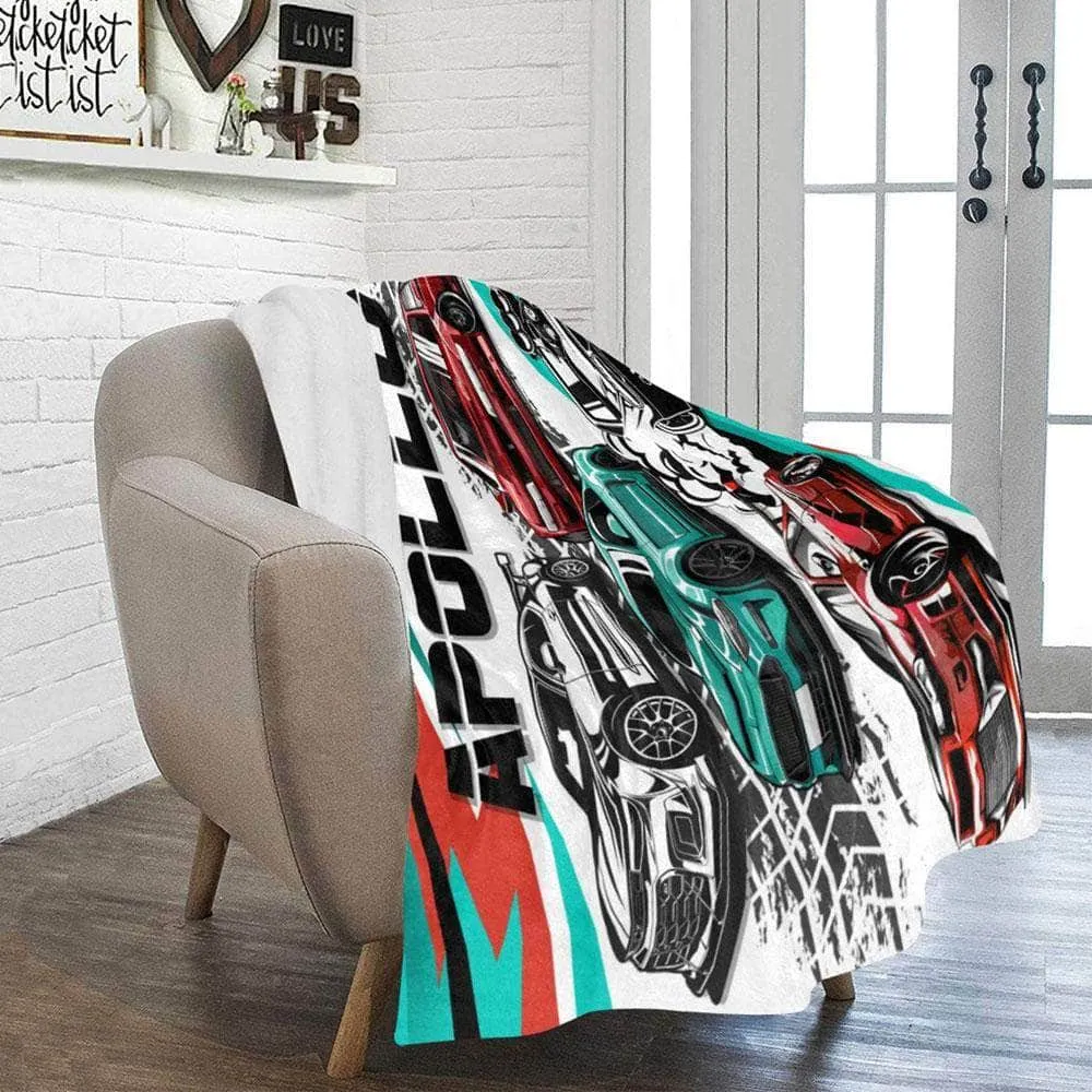 Personalized Cars Blanket - Custom with Name