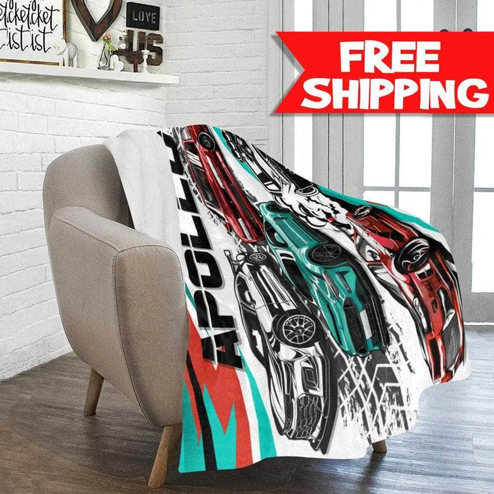 Personalized Cars Blanket - Custom with Name