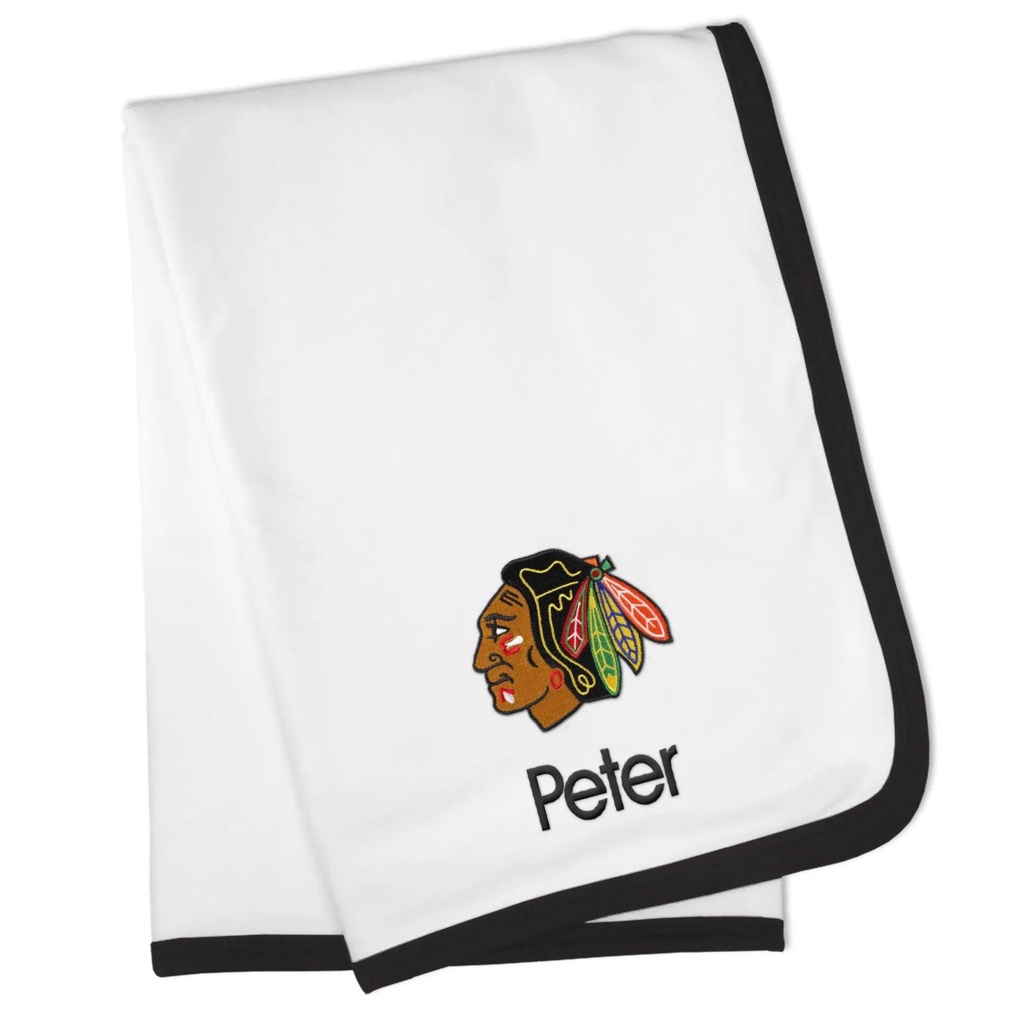 Personalized Chicago Blackhawks Blanket