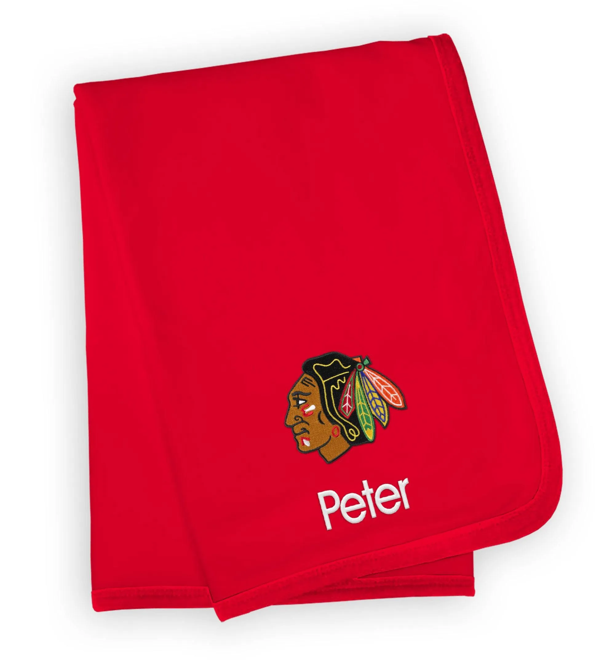 Personalized Chicago Blackhawks Blanket