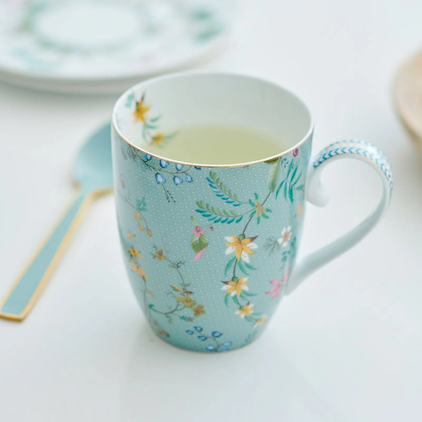 Pip Studio Jolie Flowers Mug - Blue