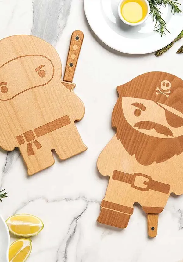 Pirate Board | CUTTING BOARD & KNIFE*