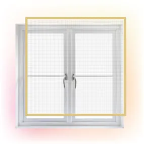 Polyester Pre-Stitched Window Mosquito Net -BEIGE