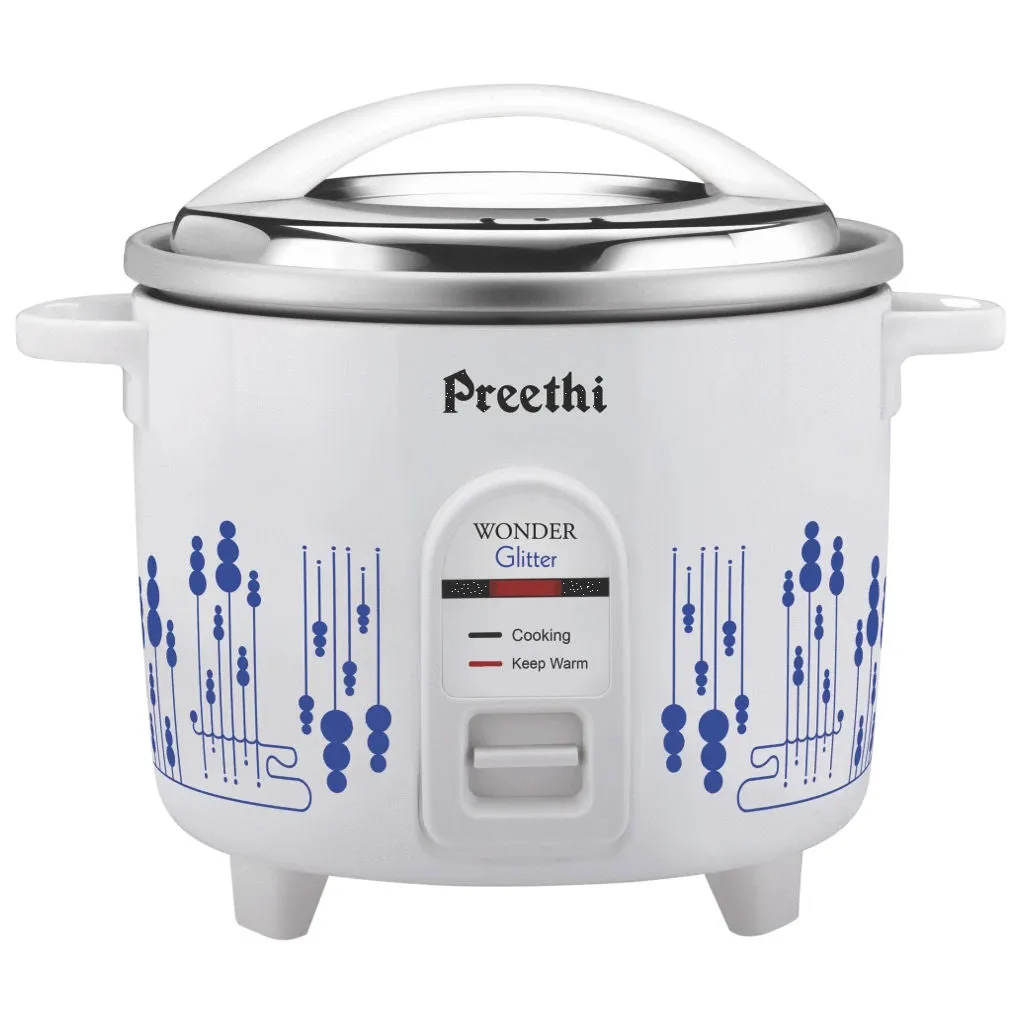 Preethi Glitter Electric Rice Cooker 1.0 Ltr RC322