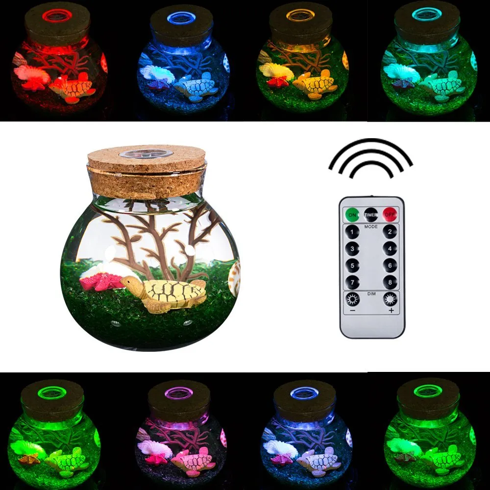 PROLOSO Wireless Micro-landscape Bottle Lights Aquarium Kit