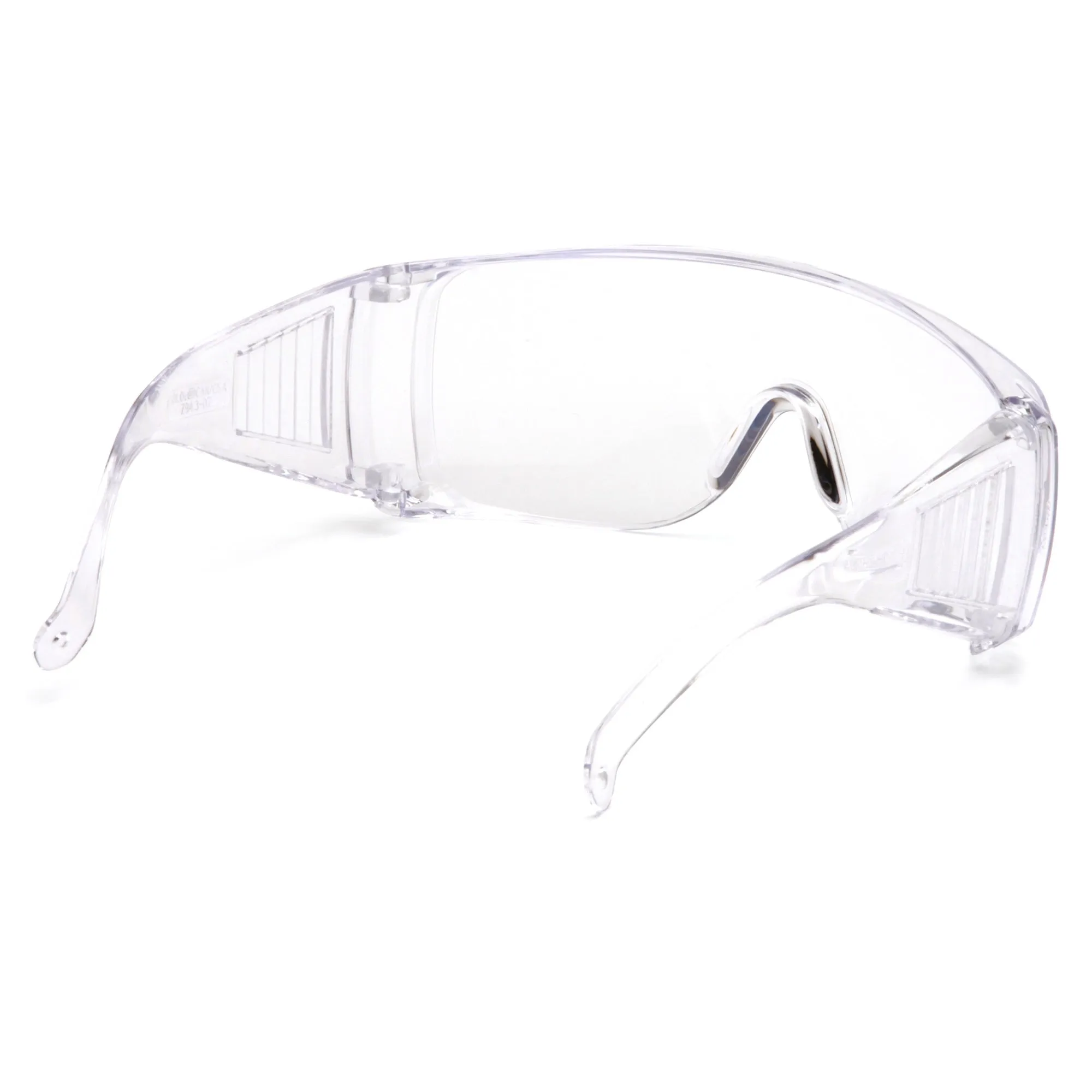 Pyramex Solo Safety Glasses, Vented Temples, Clear Lens, S510S, 1 Pair