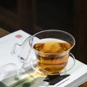 Pyrex Sancai Gaiwan Tea Cup High