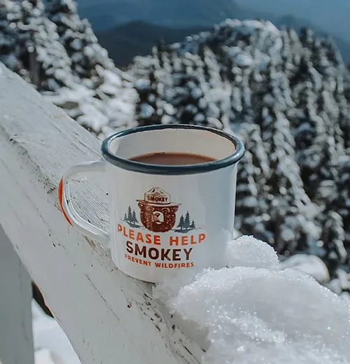 "Please Help Smokey" Enamelware Mug