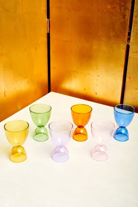 Rainbow Set Cocktail Glasses